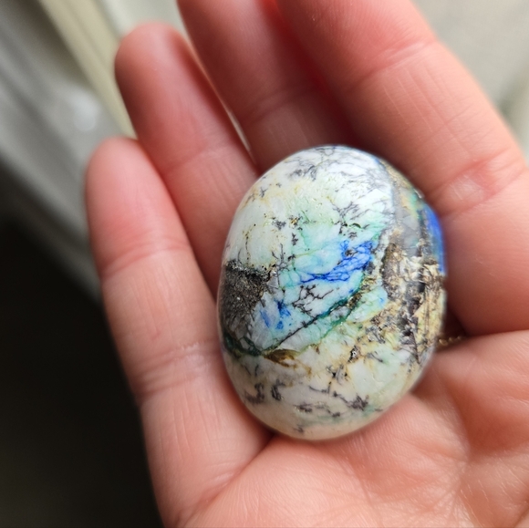 Azurite In Barite - Picture 4 of 5